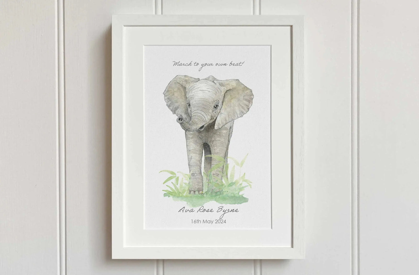 Elephant Nursery Art Print Fiadh&Finn