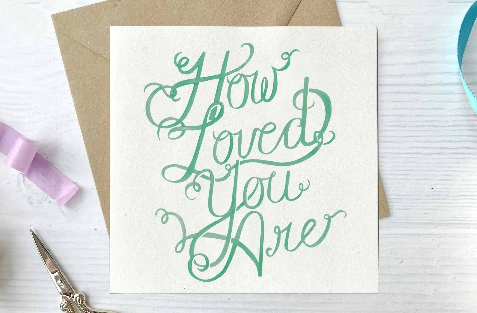 100% Recycled Greeting Card fiadhandfinn