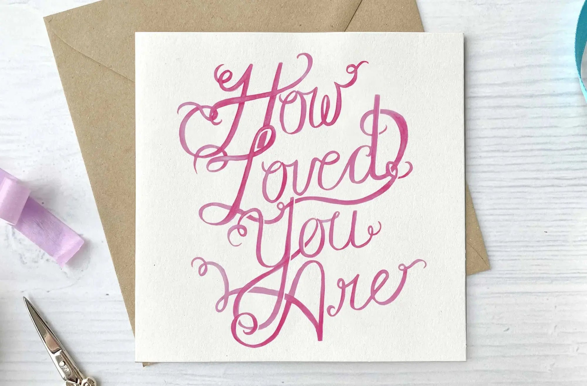 100% Recycled Greeting Card fiadhandfinn