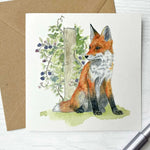 Fox Irish Wildlife Greeting Cards (100% Recycled Card) fiadhandfinn