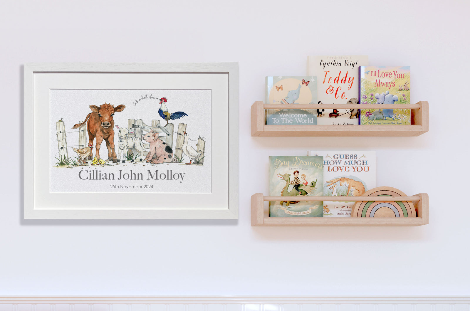 Gender Neutral Personalised Baby Gifts fiadhandfinn