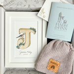 Alphabet Letter Baby Gift Box Set (Natural)