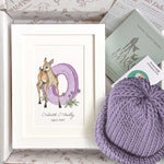 Alphabet Letter Baby Gift Box Set (Violet)