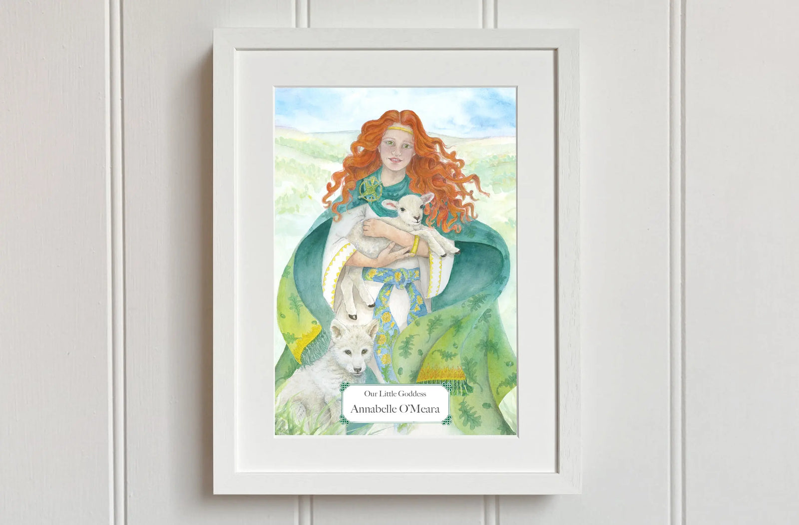 Saint Brigid/ Bridget Goddess/ Goddess Brid, Imbloc, Celtic Myth, Celtic Legends Personalised Print (Copy) Fiadh&Finn
