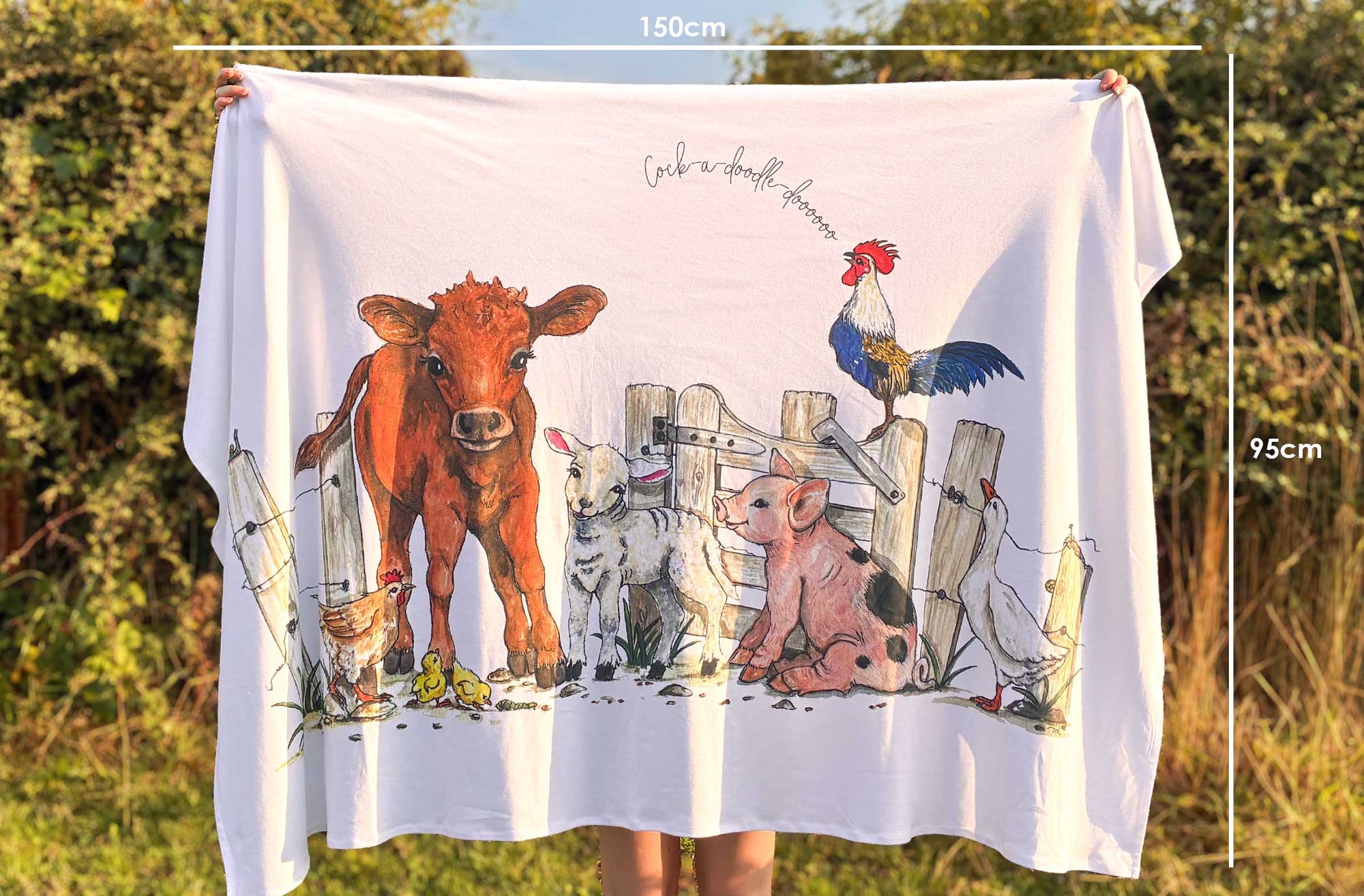 Suan, The Farm Gate, Organic Cotton Blanket Fiadh&Finn