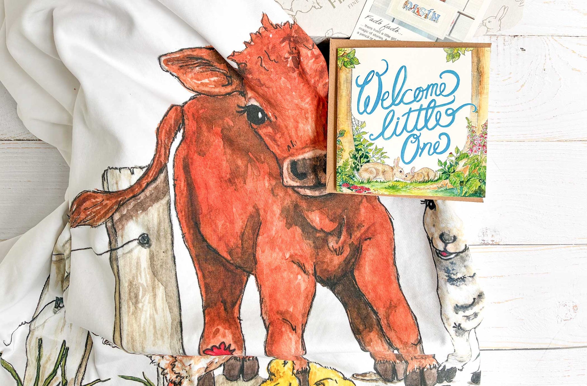 Suan, The Farm Gate, Organic Cotton Blanket Fiadh&Finn