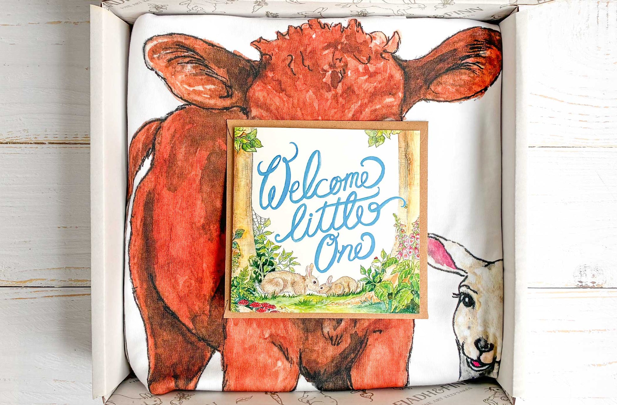 Suan, The Farm Gate, Organic Cotton Blanket Fiadh&Finn