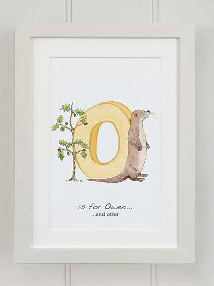 Natural Ireland Alphabet Letter (Pastels)