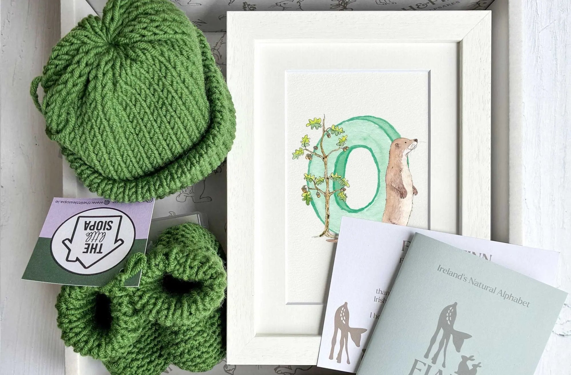 Alphabet Letter Baby Gift Box Set (Forest) - fiadhandfinn