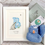 Alphabet Letter Baby Gift Box Set (Sky) - fiadhandfinn