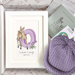 Alphabet Letter Baby Gift Box Set (Violet) - fiadhandfinn