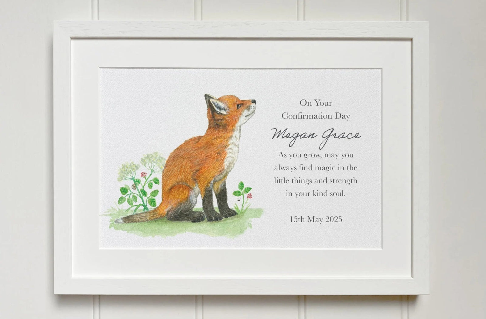 Confirmation Fox Cub Print - fiadhandfinn