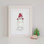 Cute Rabbit Hata Print - fiadhandfinn