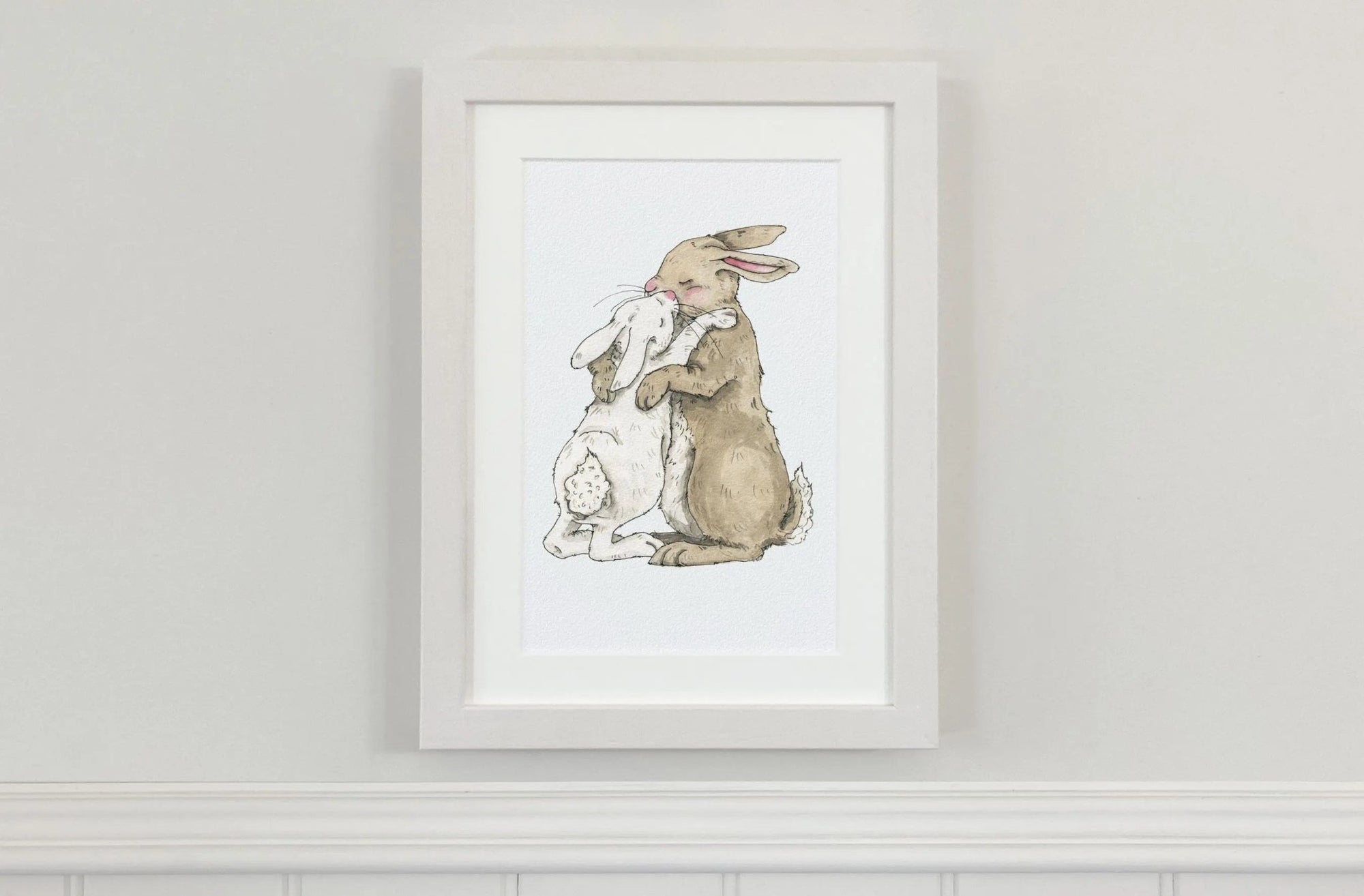 Fiadh and Finn Rabbits Hug - fiadhandfinn
