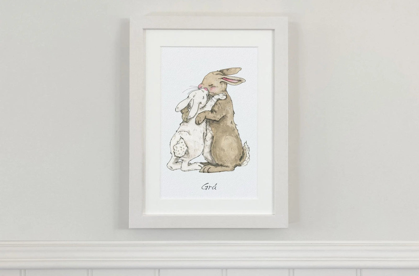 Fiadh and Finn Rabbits Hug - fiadhandfinn