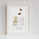 Fiadh and Finn Rabbits Print - fiadhandfinn
