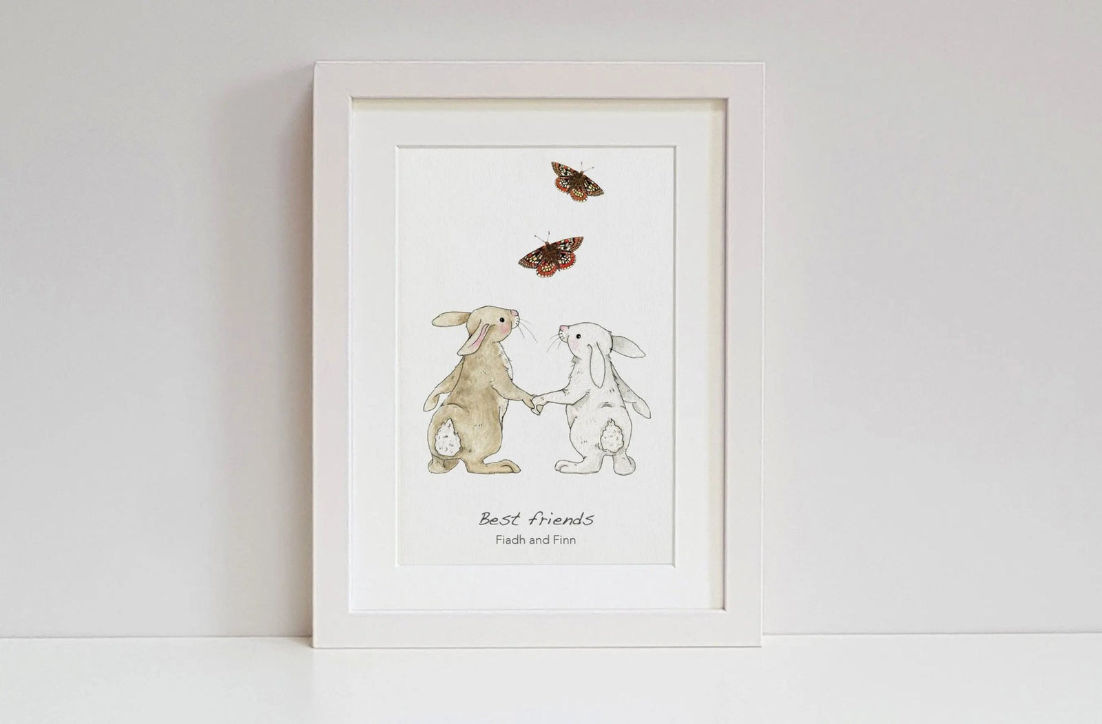 Fiadh and Finn Rabbits Print - fiadhandfinn