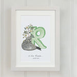 Irish Language Alphabet Letter (Forest) - fiadhandfinn