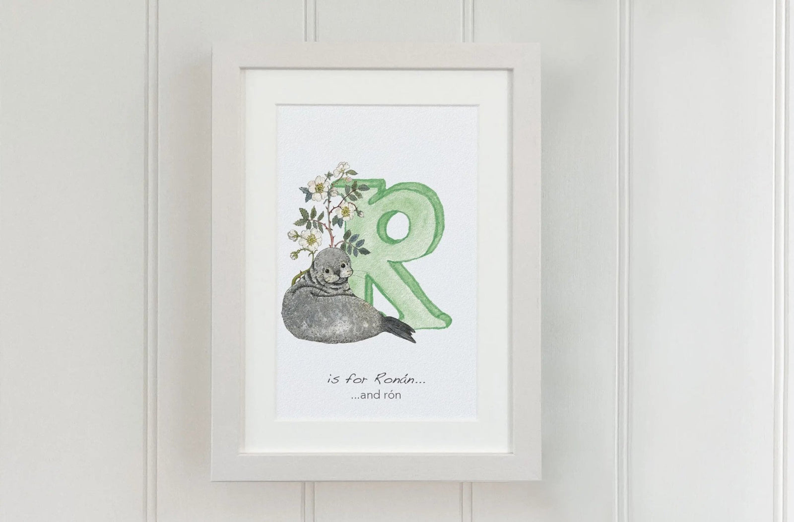 Irish Language Alphabet Letter (Forest) - fiadhandfinn