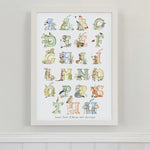 Irish Language Alphabet Print (Natural) - fiadhandfinn