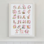 Irish Language Alphabet Print (Rose) - fiadhandfinn