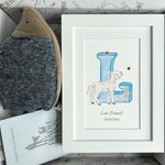 Little Hedgehog and Alphabet Letter Baby Gift Box - fiadhandfinn