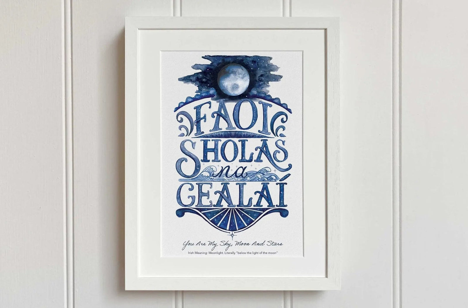 Moonlight, in Irish Print - fiadhandfinn