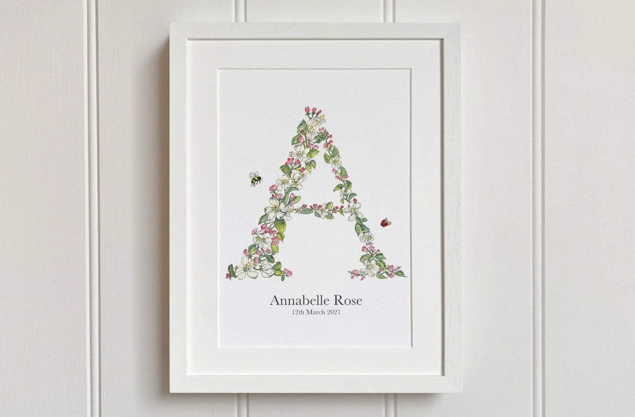 Native Irish Floral Alphabet A - fiadhandfinn