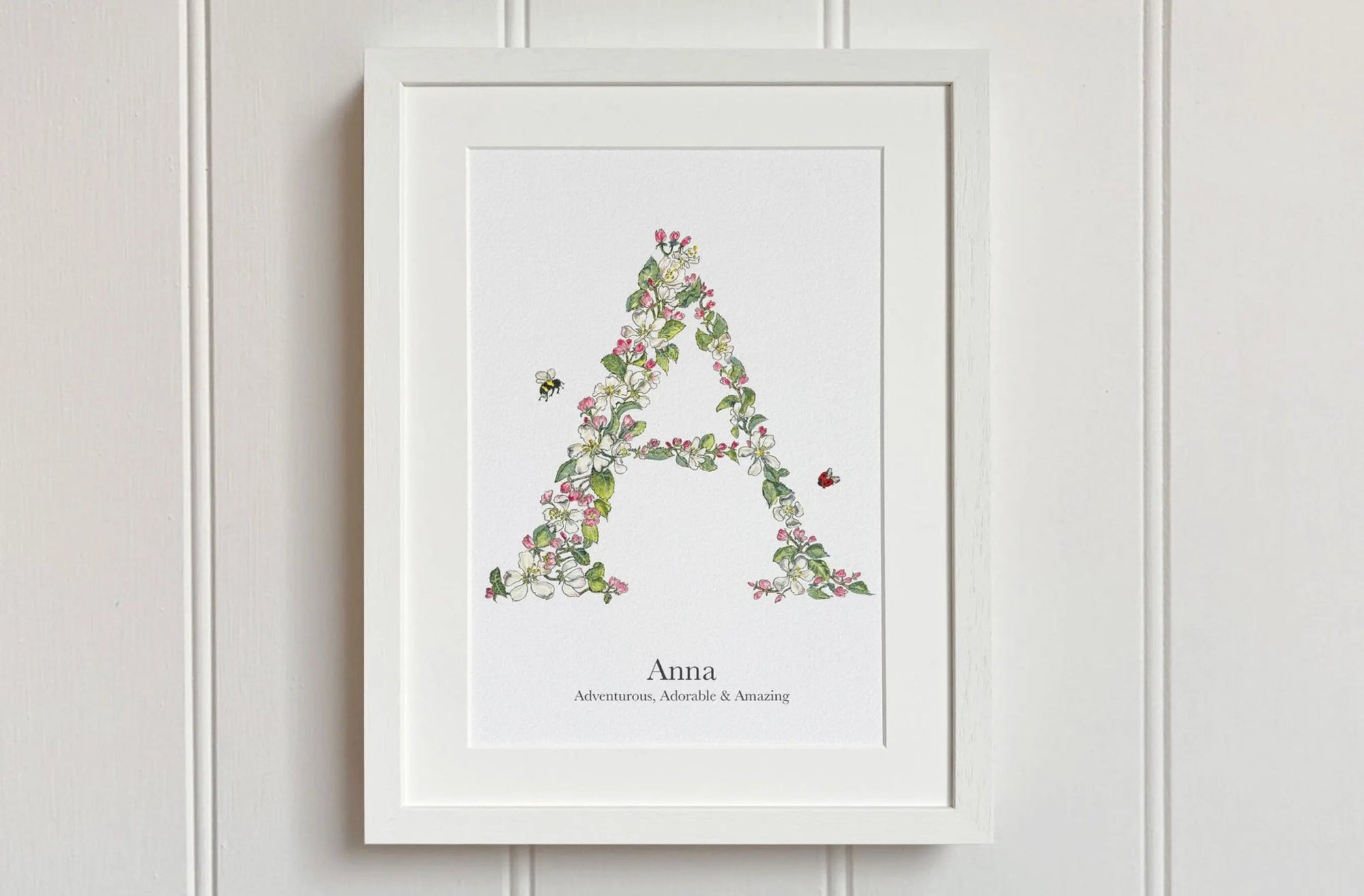 Native Irish Floral Alphabet A - fiadhandfinn