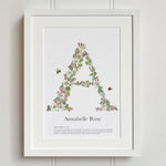 Native Irish Floral Alphabet A - fiadhandfinn