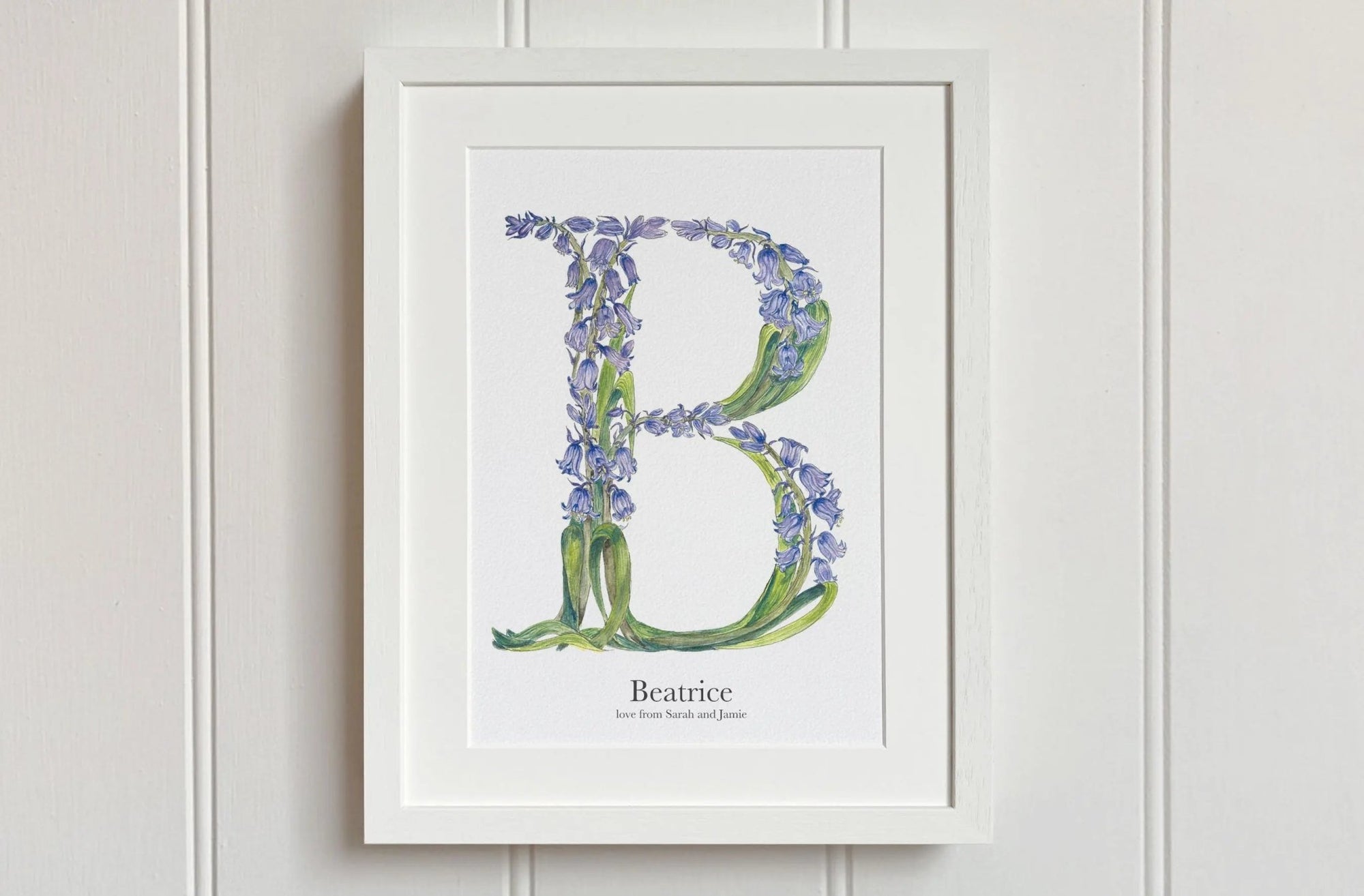 Native Irish Floral Alphabet B - fiadhandfinn