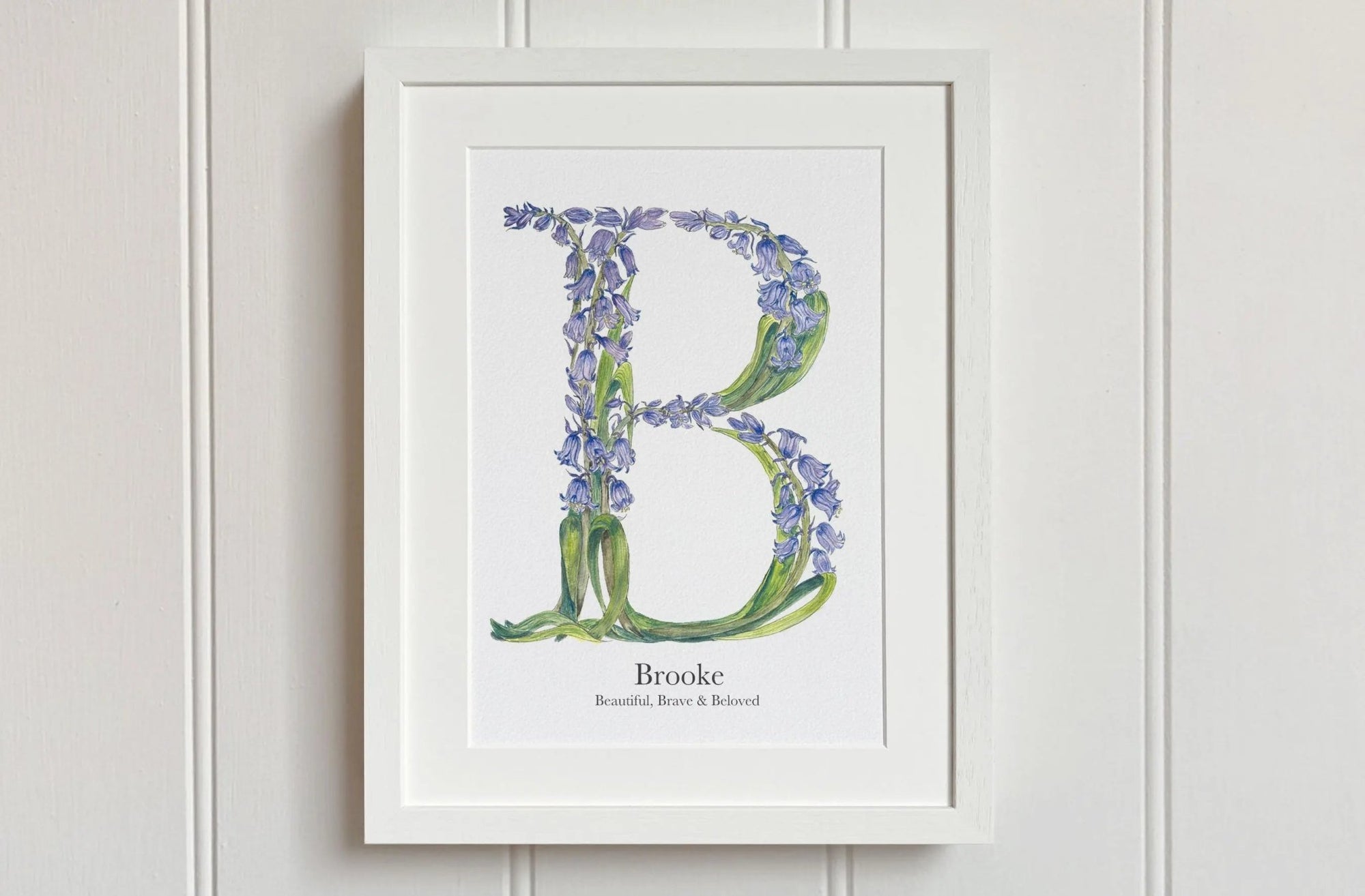 Native Irish Floral Alphabet B - fiadhandfinn