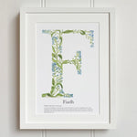 Native Irish Floral Alphabet F - fiadhandfinn