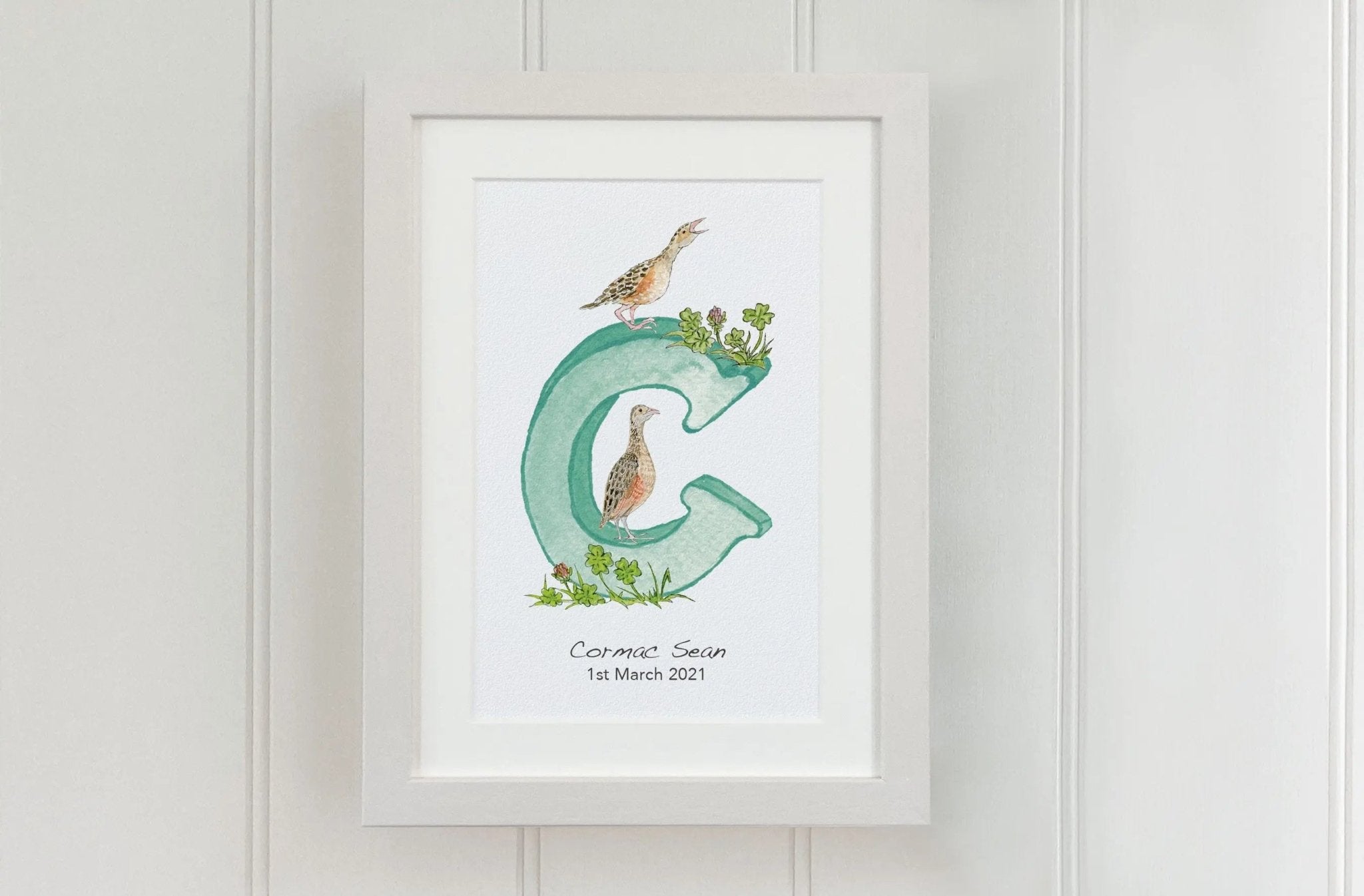 Natural Ireland Alphabet Letter (Forest) - fiadhandfinn