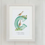Natural Ireland Alphabet Letter (Forest) - fiadhandfinn