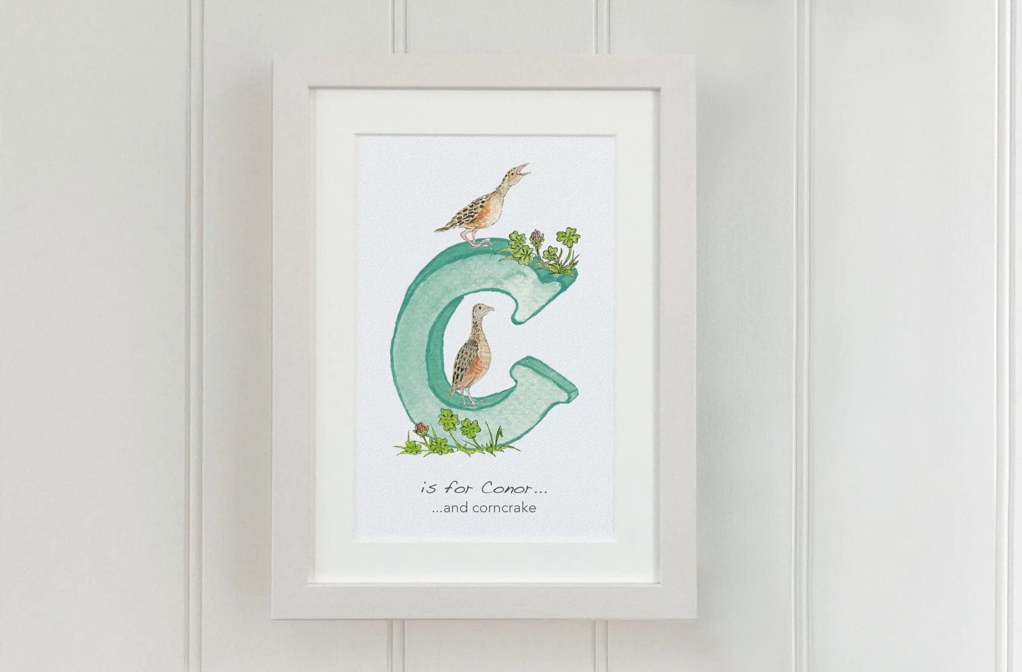 Natural Ireland Alphabet Letter (Forest) - fiadhandfinn