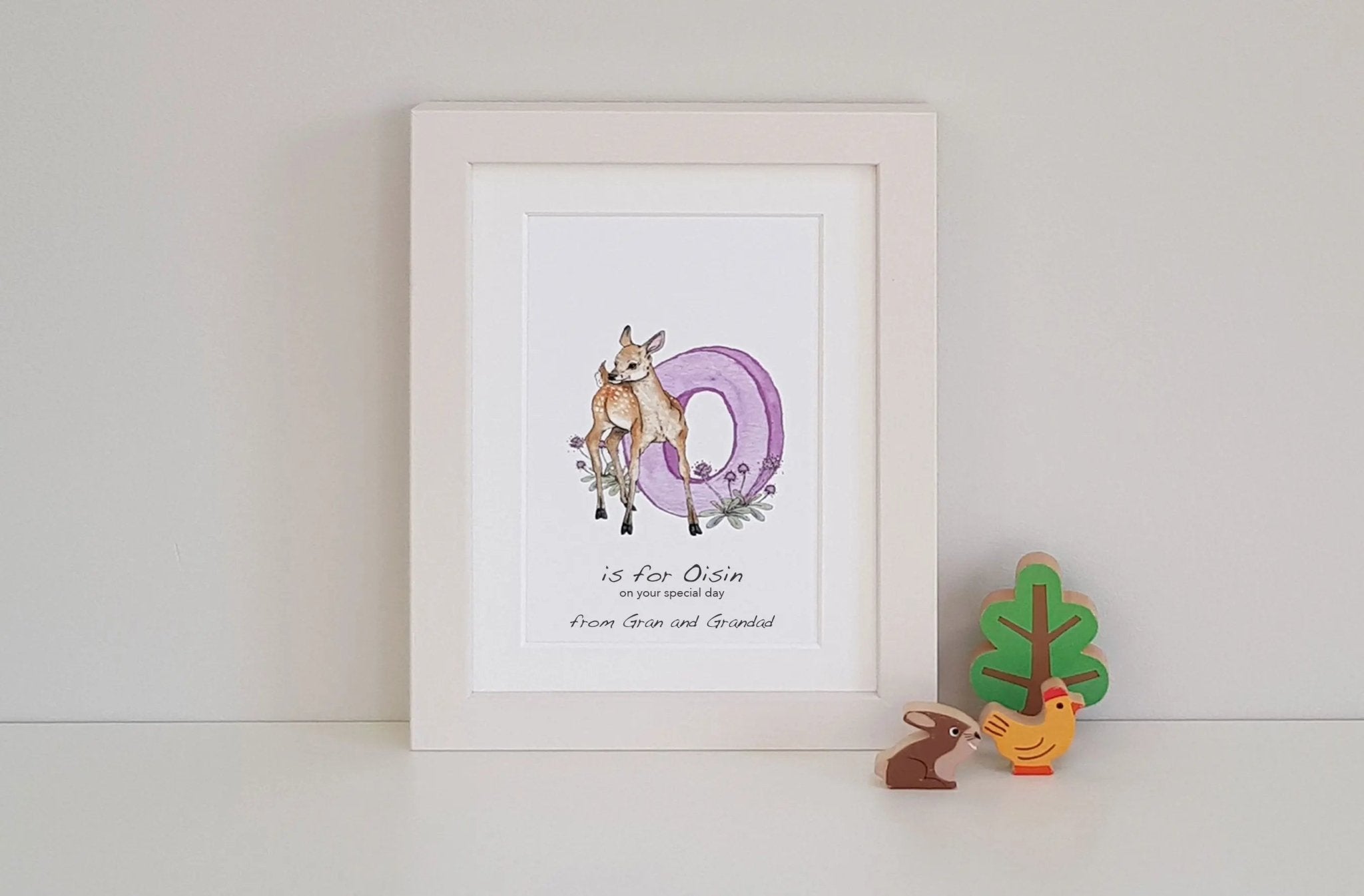 Natural Ireland Alphabet Letter Irish Language (Pastels) - fiadhandfinn