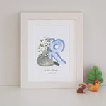Natural Ireland Alphabet Letter Irish Language (Sky) - fiadhandfinn