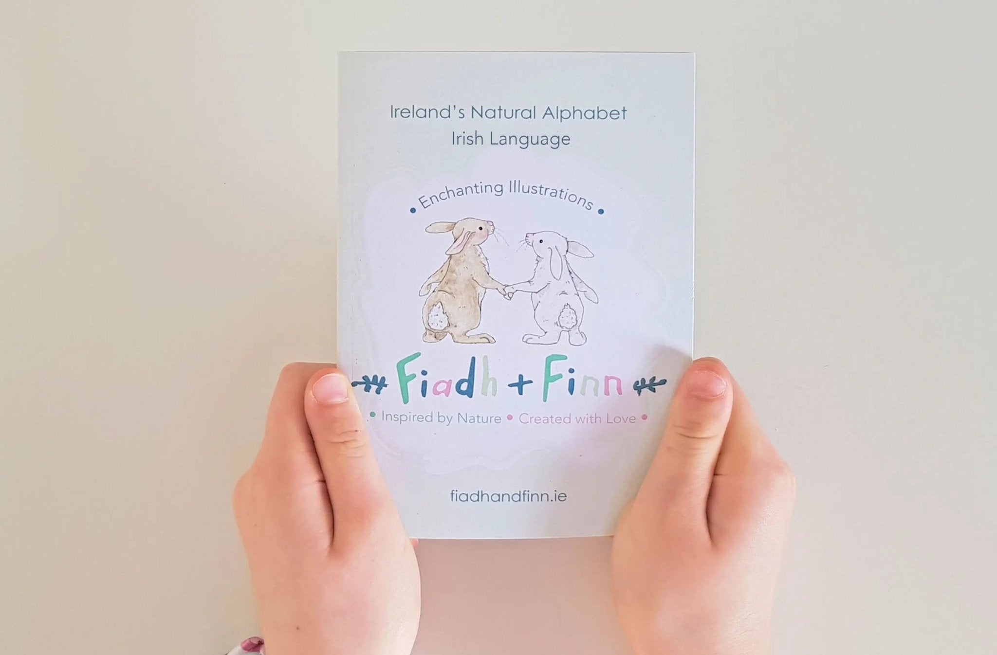 Natural Ireland Alphabet Letter Irish Language (Sky) - fiadhandfinn