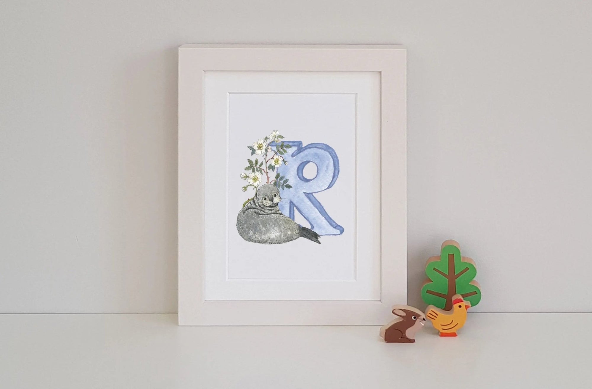 Natural Ireland Alphabet Letter Irish Language (Sky) - fiadhandfinn