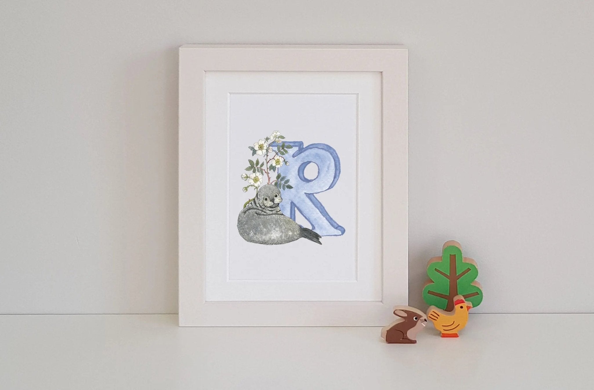 Natural Ireland Alphabet Letter Irish Language (Sky) - fiadhandfinn