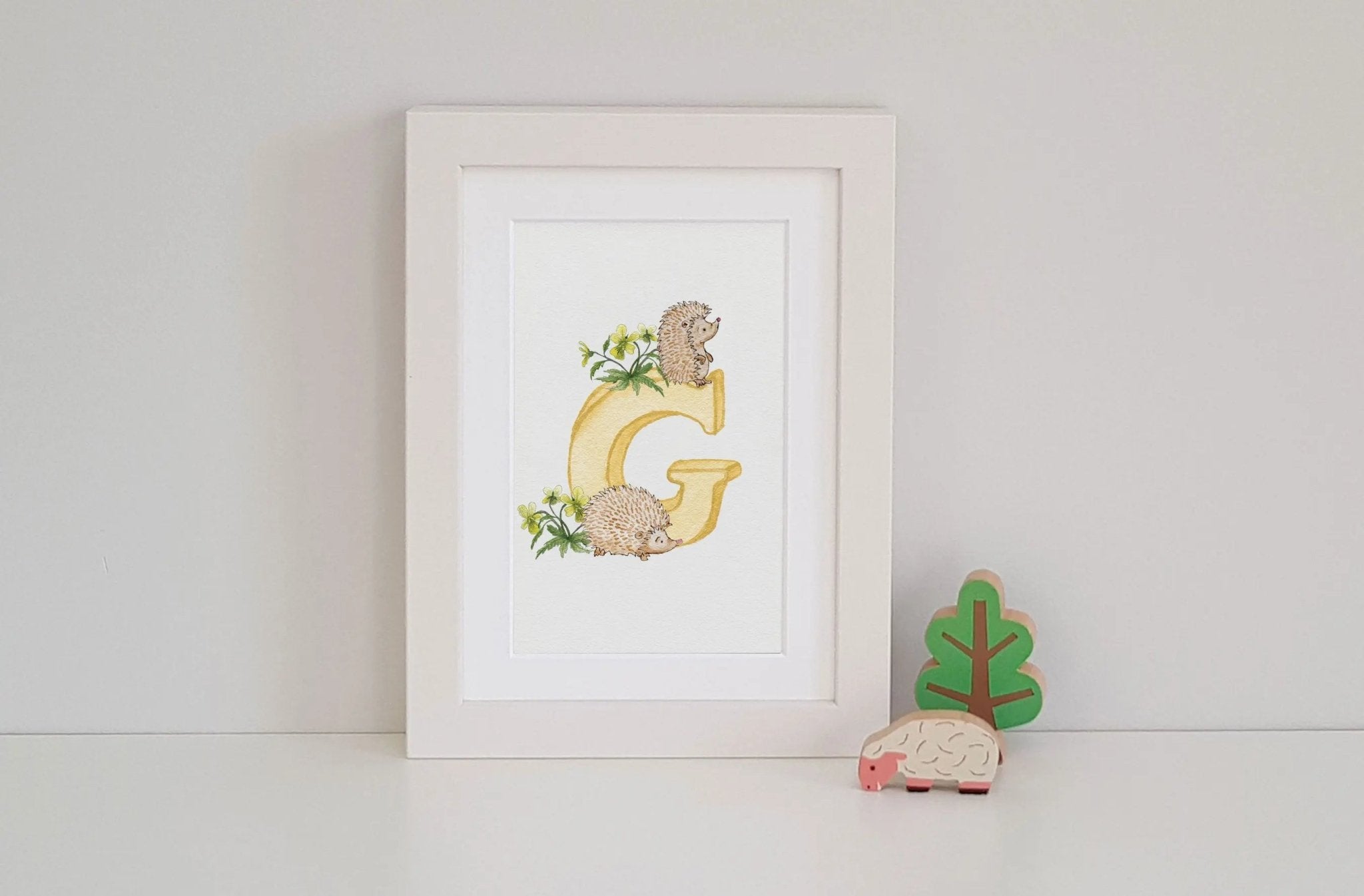 Natural Ireland Alphabet Letter Irish Language (Sunset) - fiadhandfinn