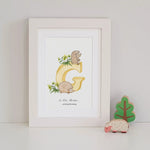 Natural Ireland Alphabet Letter Irish Language (Sunset) - fiadhandfinn