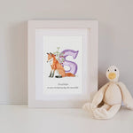 Natural Ireland Alphabet Letter Irish Language (Violet) - fiadhandfinn