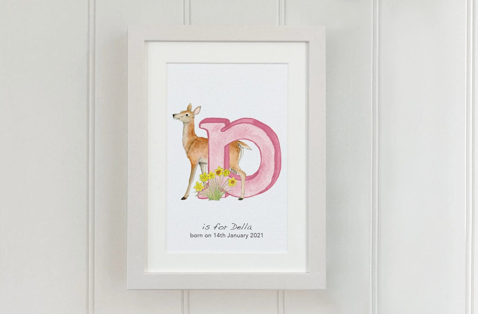Natural Ireland Alphabet Letter (Rose) - fiadhandfinn
