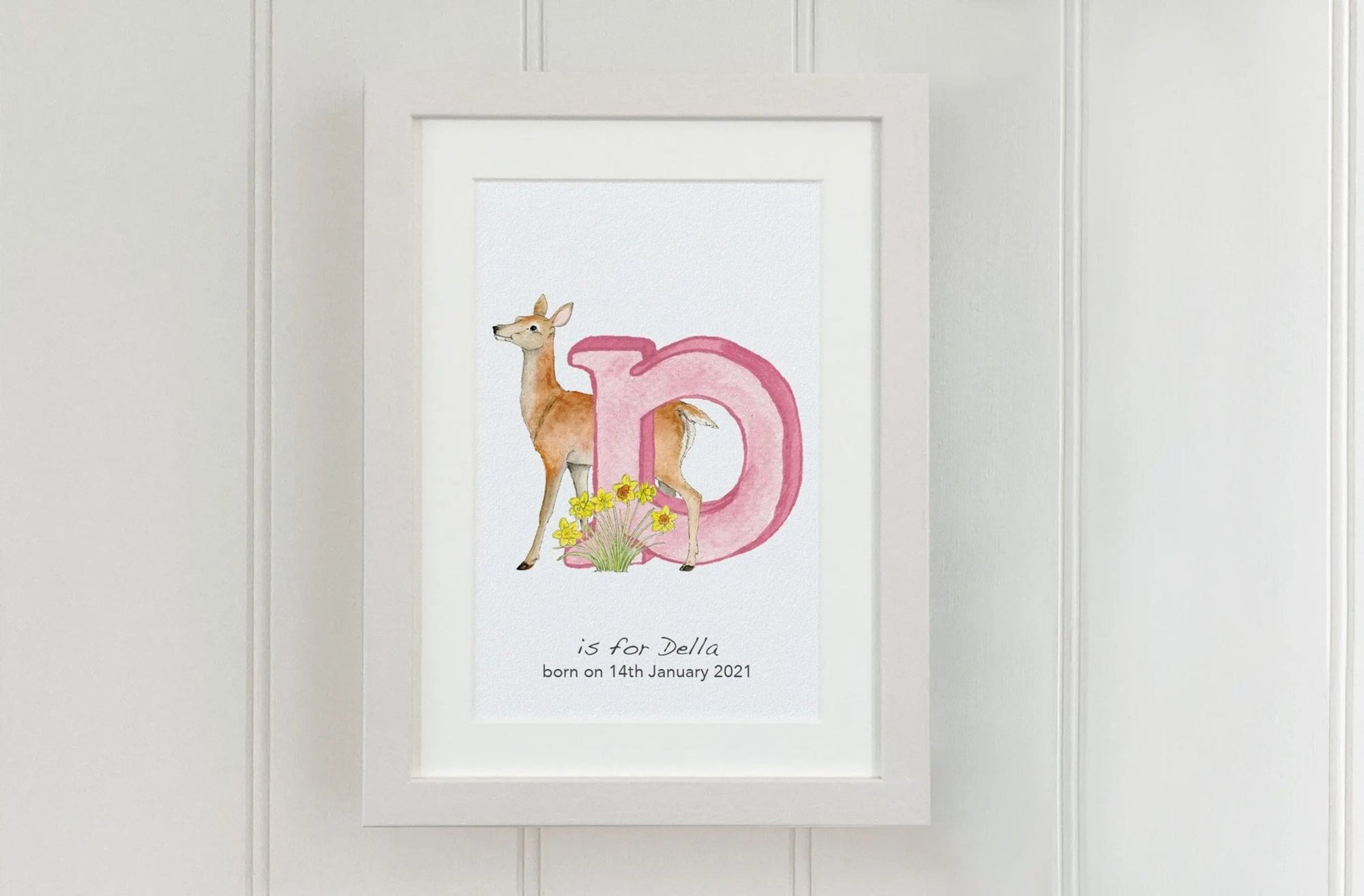 Natural Ireland Alphabet Letter (Rose) - fiadhandfinn