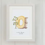 Natural Ireland Alphabet Letter (Sunset) - fiadhandfinn