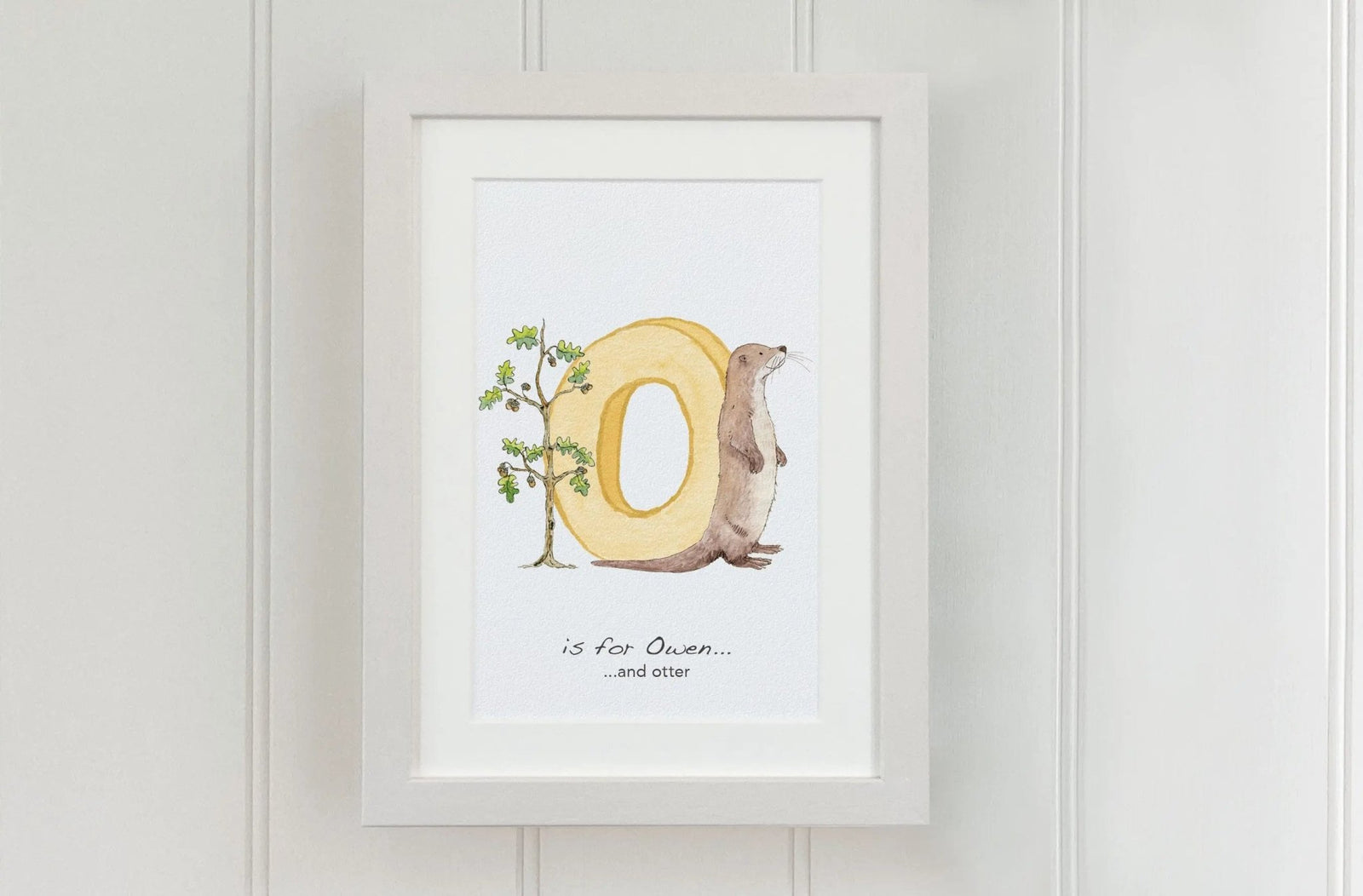 Natural Ireland Alphabet Letter (Sunset) - fiadhandfinn