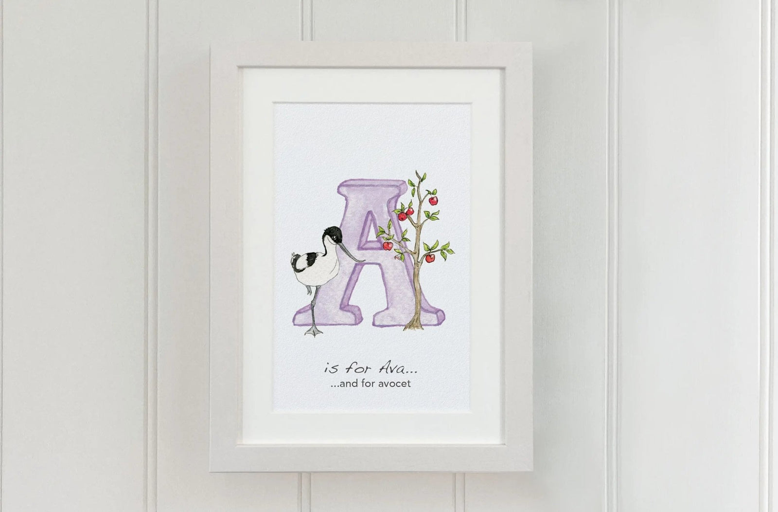 Natural Ireland Alphabet Letter (Violet) - fiadhandfinn