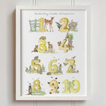Natural Ireland Numbers Poster (Sunset) - fiadhandfinn